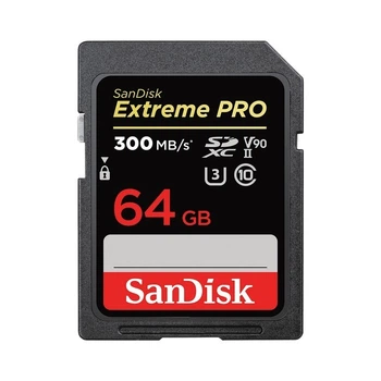 Карта памяти SanDisk Extreme PRO SDXC 64GB Class 10 UHS-II V90 (SDSDXDK-064G-GN4IN)