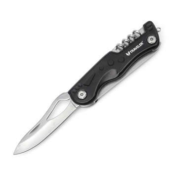 Швейцарский Многофункциональный Нож Traveler Ms001G Black
