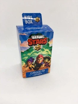 Свитбокс Кидсбокс Бравл Старс Brawl Stars коллекционная фигурка в коробочке с мармеладом KIDS BOX Sweet box