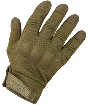 Тактичні військові рукавички KOMBAT UK захисні рукавиці L койот TR_kb-rtg-coy-l