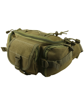 Сумка-бананка тактична на пояс сумка бокова настегна військова поясна Tactical Waist Bag Размер койот TR_kb-twb-coy