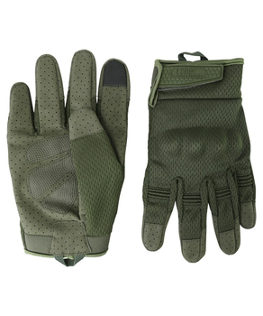 Тактичні військові рукавички KOMBAT UK захисні рукавиці XL оливковий TR_kb-rtg-olgr-xl