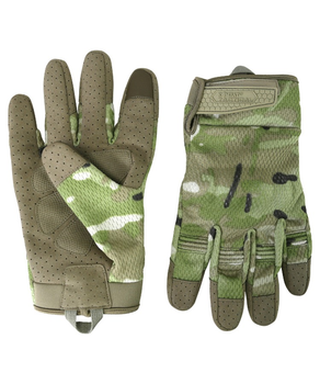 Тактичні військові рукавички KOMBAT UK захисні рукавиці XL мультікам TR_kb-rtg-btp-xl