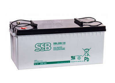 Акумулятор AGM SSB SBL 200-12i 12v 200Ач (Білий) АКБ