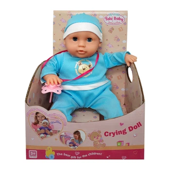 Пупс мягконабивной Yale Baby YL1715F/G музыкальный Голубой
