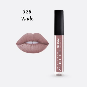 Жидкая матовая помада Elixir Liquid Lip Matte тон 329 Nude (5206929333761)