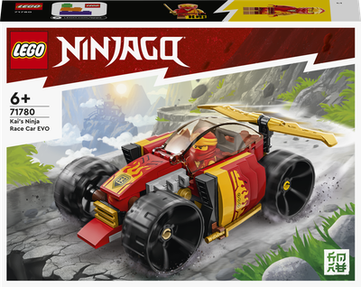 Конструктор LEGO Ninjago Гоночный автомобиль ниндзя Кая EVO 94 детали (71780)