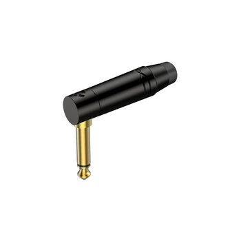 Роз'єм Roxtone RJ2RPP-BK-BG Jack 6,3 (mono) кутовий