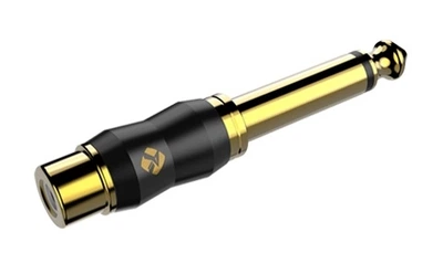 Переходник Roxtone RA2JPF 6.3mm jack mono male (папа) - RCA female