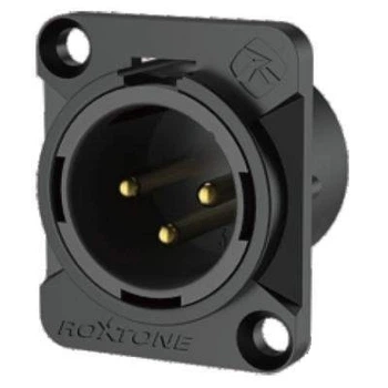 Разъём Roxtone RX3MD-BG XLR панельный male (папа)