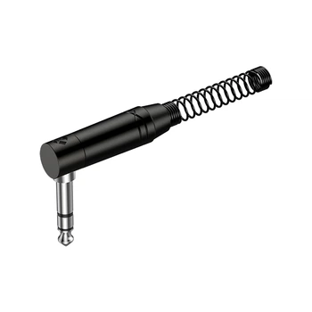 Разъем Roxtone RJ3RPP-BN Jack 6.3 мм (stereo) угловой
