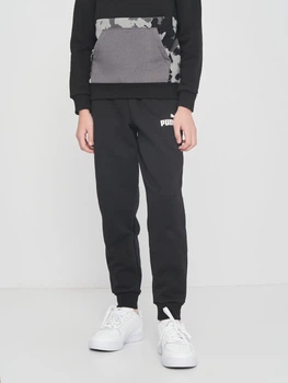 Детские теплые спортивные штаны-джогеры Puma ESS Logo Pants 58697301 104 см Puma Black (4063697282766)