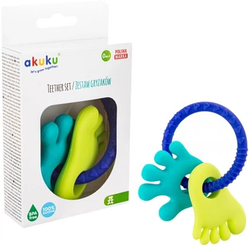 Набор прорезывателей Akuku Ручка/Ножка (A0127) (5907644001279)