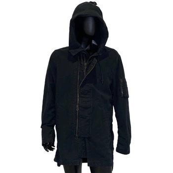 Куртка ALLSAINTS GOSFORD PARKA MC028M двойной замок Черная L