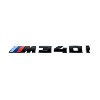 Шильд на багажник BMW M340i F30 F31 F34 G20 G21 черный глянец