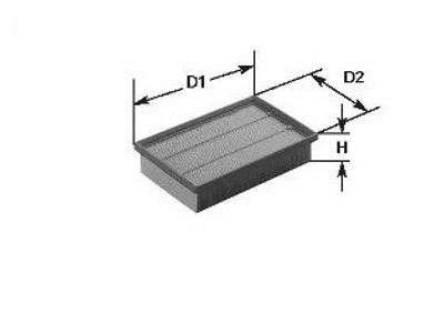 Фильтр воздушный E200/430 W210 95>02 Clean Filters (MA1058)