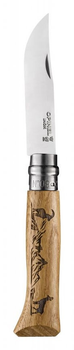 Нож складной Opinel Tradtion N°08 Inox Animalia Chamois