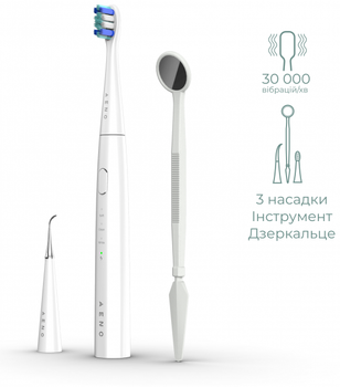 Електрична зубна щітка AENO DB8 White