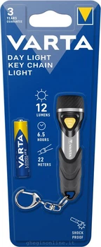 Ліхтарик-брелок Varta Day Light Key Chain Light (16605), 1xAAA, 12Lm, карабін, Blister