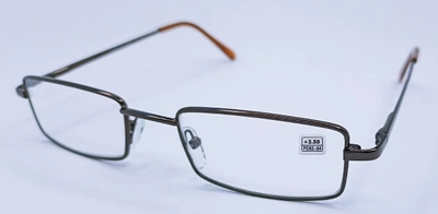 Металлические очки в тубусе Ochi чорный +3,5