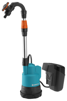 Акумуляторний насос для резервуарів Gardena 2000/2 18V P4A Set (14602-20)