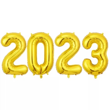 Новорічні Надувні Цифри 2023 Золото