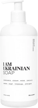 Рідке мило DeLaMark Троянда + Кедр + Орхідея + Амбра 500 мл (4820152333148)