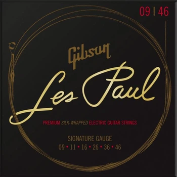 Струни для електрогітар GIBSON SEG-LES LES PAUL PREMIUM ELECTRIC GUITAR STRINGS 9-46 SIGNATURE (230475)