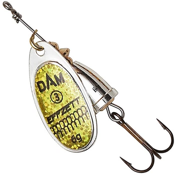 Блесна DAM Effzett Executor Spinner 3 г Reflex Gold (60472)