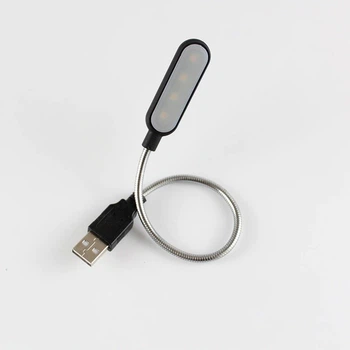Лампа usb портативная POCKETMAN на гибкой ножке, подсветка для рабочего стола, клавиатуры
