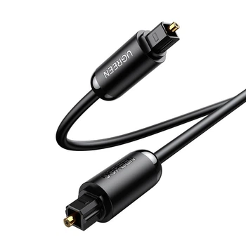 Оптичний аудіо кабель UGREEN AV122 Toslink to Toslink 1m Black (70890)