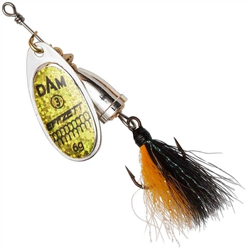 Блешня DAM Effzett Executor Dressed Spinner з борідкою 4 г Reflex Gold (60502)