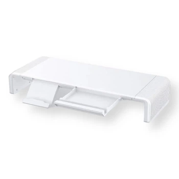 Підставка для монітора, ноутбука Jelly Comb WGBG-001А, біла, з USB-хабом, USB 3.0