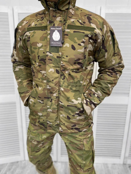 Тактична тепла зимова військова куртка - бушлат Single Sword, Камуфляж: Мультикам, Розмір: XXL