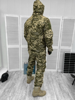 Тактична тепла зимова військова форма комплектом костюм Charter (Куртка + Штани), Камуфляж: Піксель ЗСУ, Розмір: L