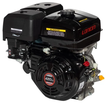 Двигун бензиновий Loncin G420F (16 к. с., шпонка 25 мм)