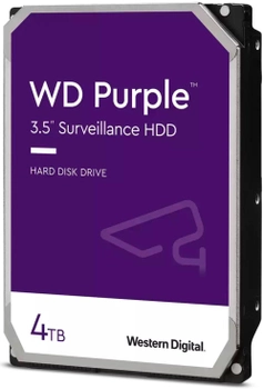 Жесткий диск Western Digital Purple 4TB 5400rpm 256MB WD43PURZ 3.5 SATA III