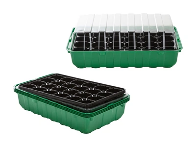 Мини- теплица PARKSIDE 4 шт. 36 х 12 х 22 см PARKSIDE зеленый L5-10490