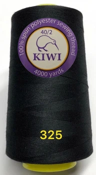 Нитки швейні KIWI №40/2 (4000 ярдів) поліестер №325