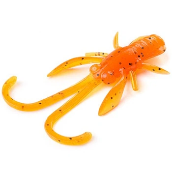 Baffi Fly 1.5" (10pcs.), #049 - Orange Pumpkin/Black 4439847