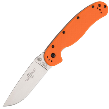 Складной Нож Ontario RAT-1 Silver Plain Оранжевый (ON8848OR)