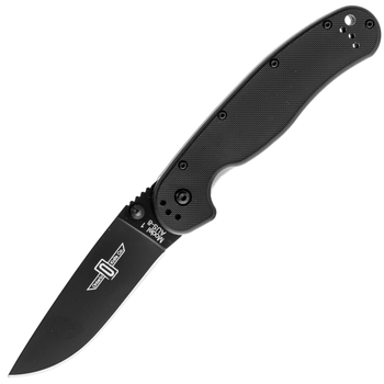 Складной Нож Ontario RAT-1 Black Plain (8846BP)