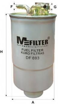 Фильтр топливный LT 2.5-2.8TDI 96>06 MFilter (DF693)