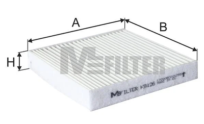 Фільтр салону Suzuki Swift III/IV/SX4 1.2-2.0 05- MFilter (K9126)