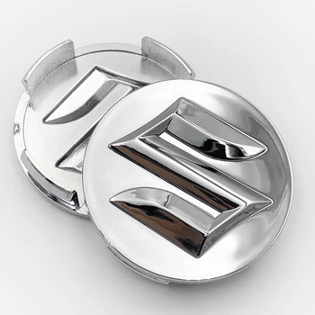 Колпачки (заглушки) в литые диски SUZUKI (Сузуки) 54 мм Серебристые CountryMan