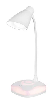 Lampa stołowa Activejet CLASSIC PLUS 7W 250lm 6000K 5V USB z baterią 1000mAh biała