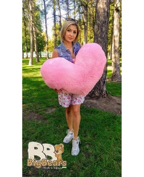 Сердце BigBears 100 см. Розовый