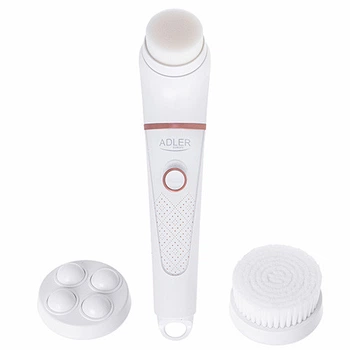 Масажна щітка для очищення обличчя Adler AD 2178 IPX7 white