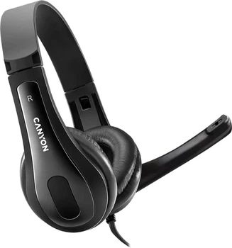Навушники Canyon CHSU-1 USB Black (CNS-CHSU1B)