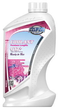 Охлаждающая жидкость MPM COOLANT PREMIUM LONGLIFE G12+ READY TO USE -40°C 1 л Розовый (MPM 86001C)